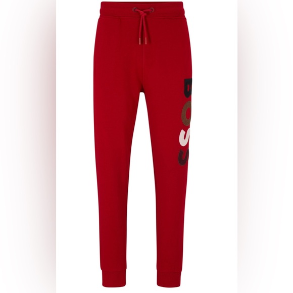 New 🔥BOSS Men's Bold Logo French Terry Sweatpants - Picture 3 of 4